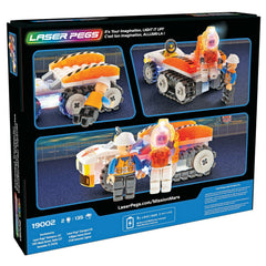 Laser Pegs Astronaut Transporter Light-Up Building Set