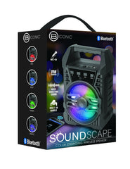 B Iconic Soundscape Color-Changing Bluetooth Speaker
