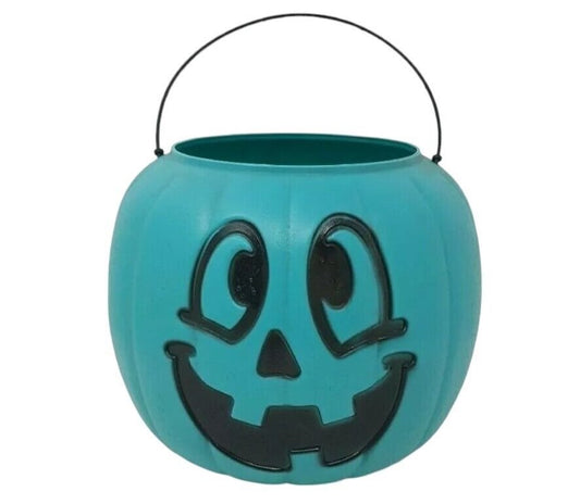 Halloween Pumpkin Candy Bucket – Teal
