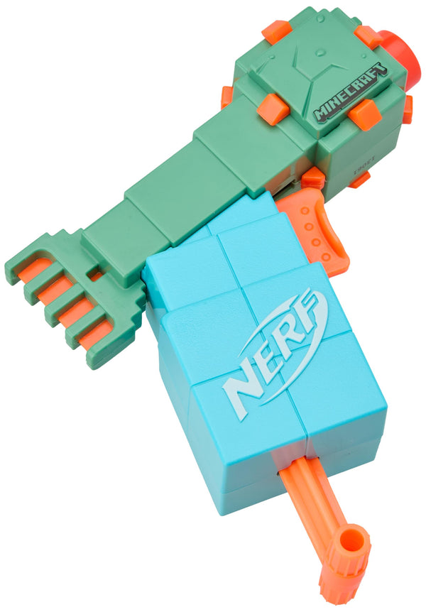 Nerf MicroShots Minecraft Guardian Mini Blaster with 2 Elite Darts