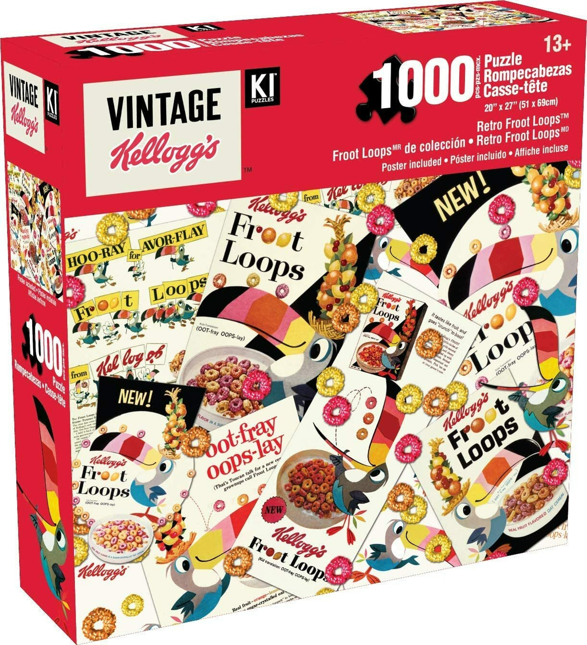 Kellogg's Froot Loops Retro 1000-Piece Jigsaw Puzzle