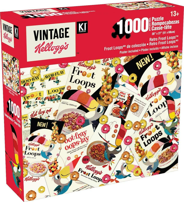 Kellogg's Froot Loops Retro 1000-Piece Jigsaw Puzzle
