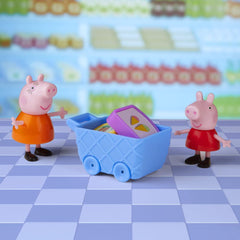 Peppa Pig Supermarket Playset — 2 Figures & 8 Accessories