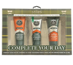 Miles Men's Skin Care 3-Pack | Shaving Cream, Face Wash & Moisturizer