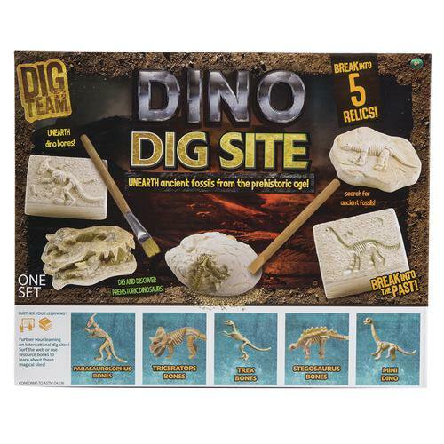 Dig Team Dino Dig Site – Kids Dinosaur Excavation Activity Kit
