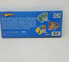 Hot Wheels 3-in-1 Card Games: Turbo Duel, High Octane & Auto Ambush