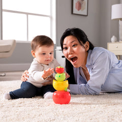 Lamaze Stack & Nest Fruit Pals – Sensory Stacking Toy for Babies