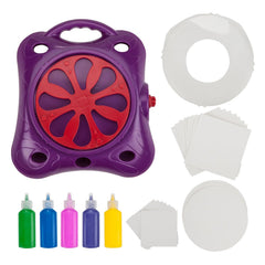 Creative Kids Spin & Paint Art Kit – Spinning Art Machine