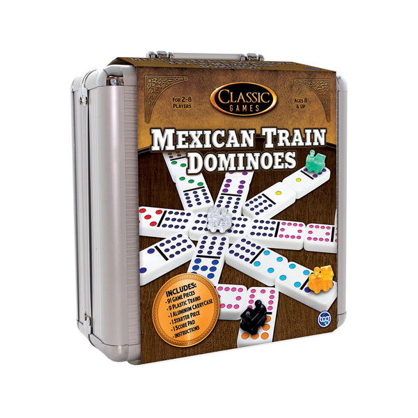Mexican Train Aluminum Carrying Case | Game Storage & Travel