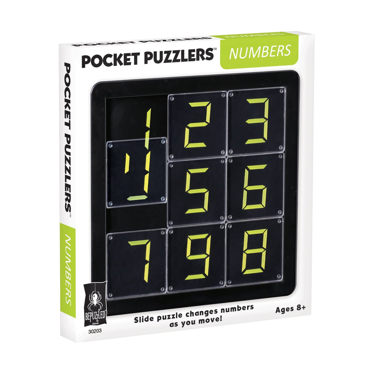 Numbers Pocket Puzzler – Compact Math Brain Teaser Game