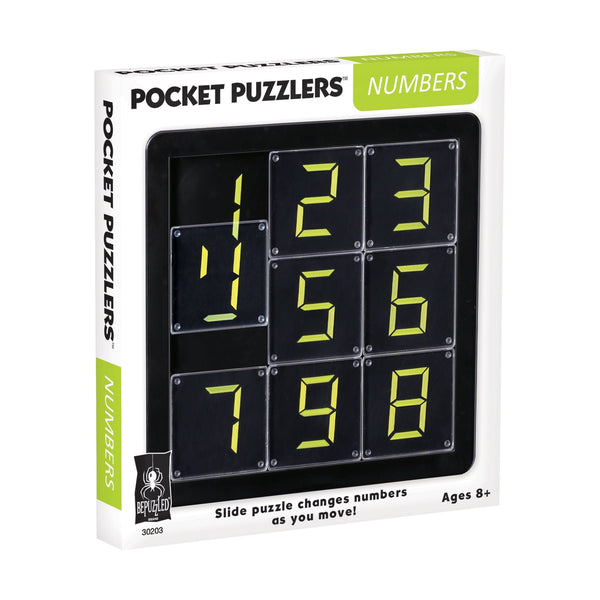 Numbers Pocket Puzzler – Compact Math Brain Teaser Game