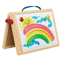 Cra-Z-Art 5-in-1 Wooden Tabletop Easel with Chalkboard & Dry Erase