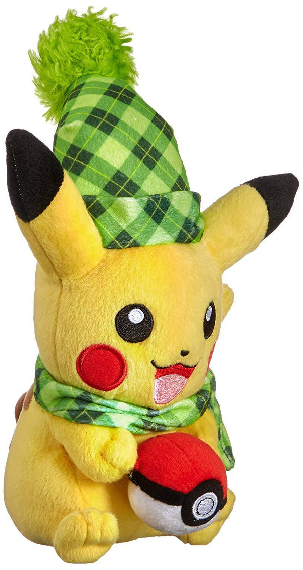 Tomy Pokémon Pikachu Winter Edition Plush | 20cm