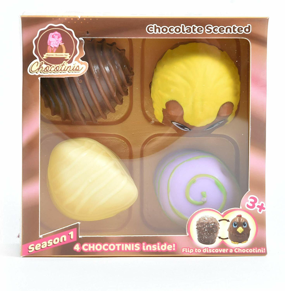 Chocotini Surprise Candy Creatures 4-Pack Collectible Figures