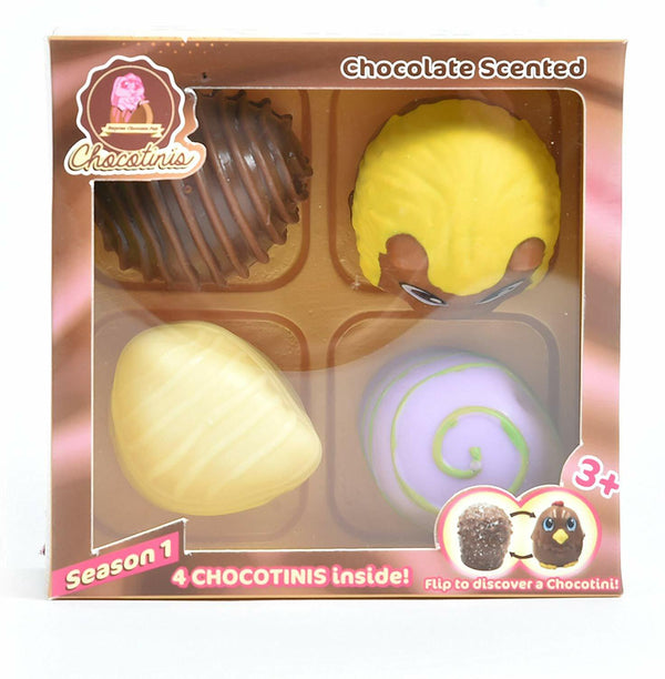 Chocotini Surprise Candy Creatures 4-Pack Collectible Figures