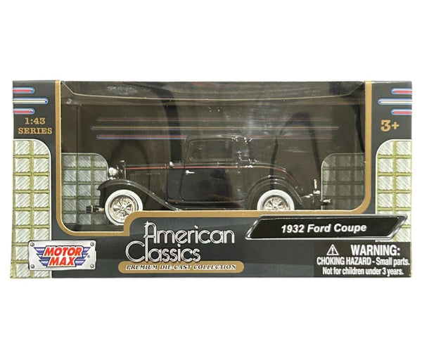 Motor Max 1932 Ford Coupe American Classics 1:43 Die-Cast