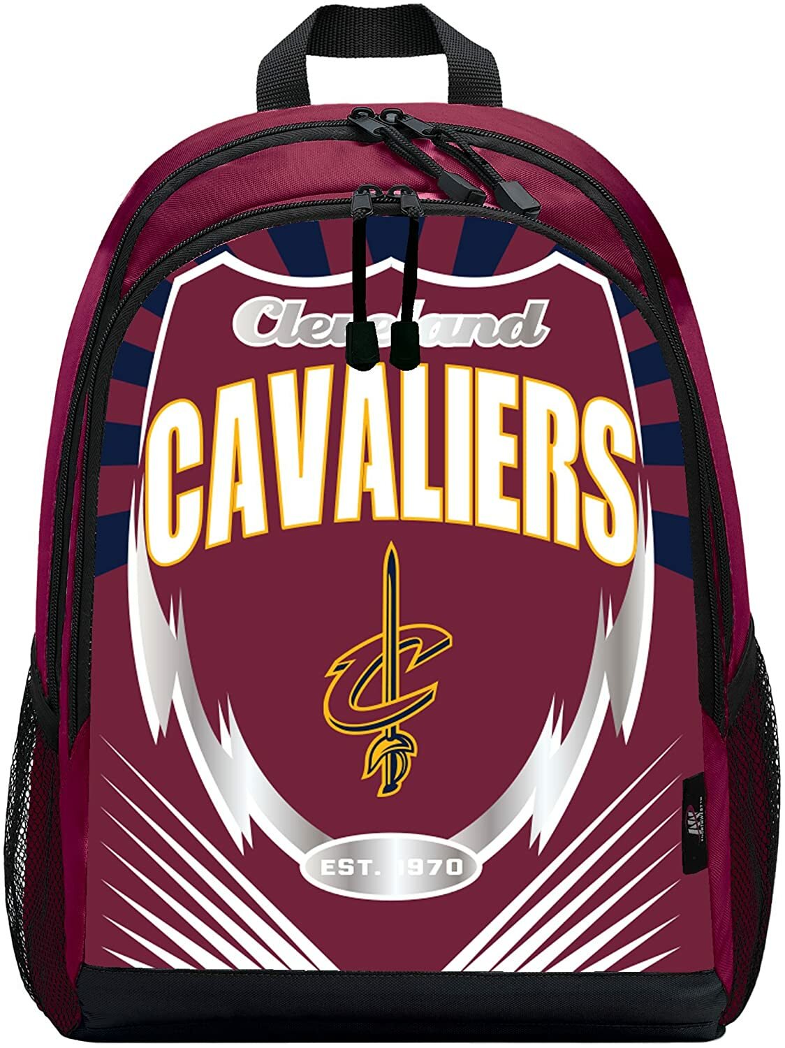 Lightning Cleveland Cavaliers Kids Sports Backpack – NBA Licensed