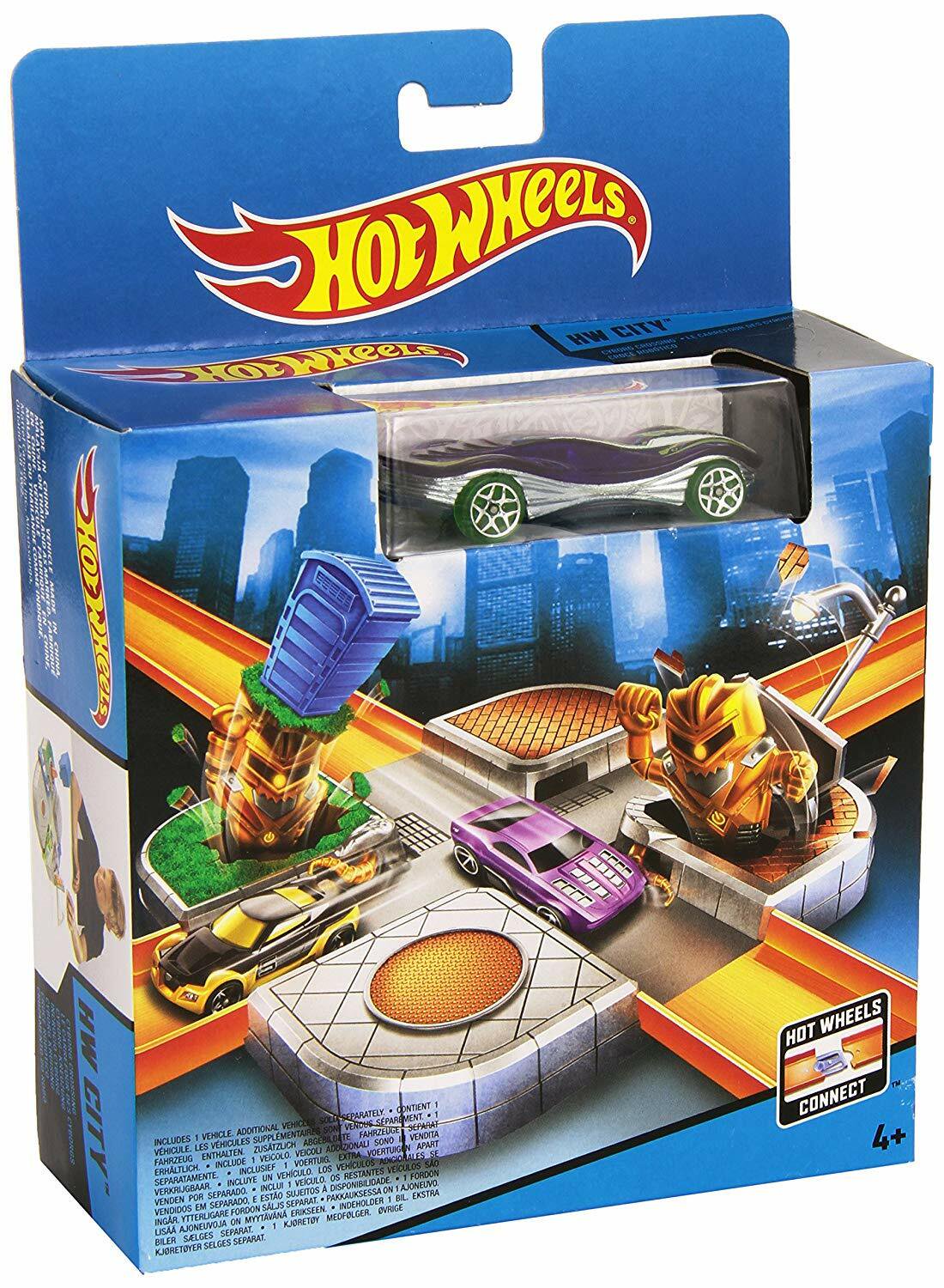 Hot Wheels Cyborg Crossing Playset — High-Speed Action Track Set