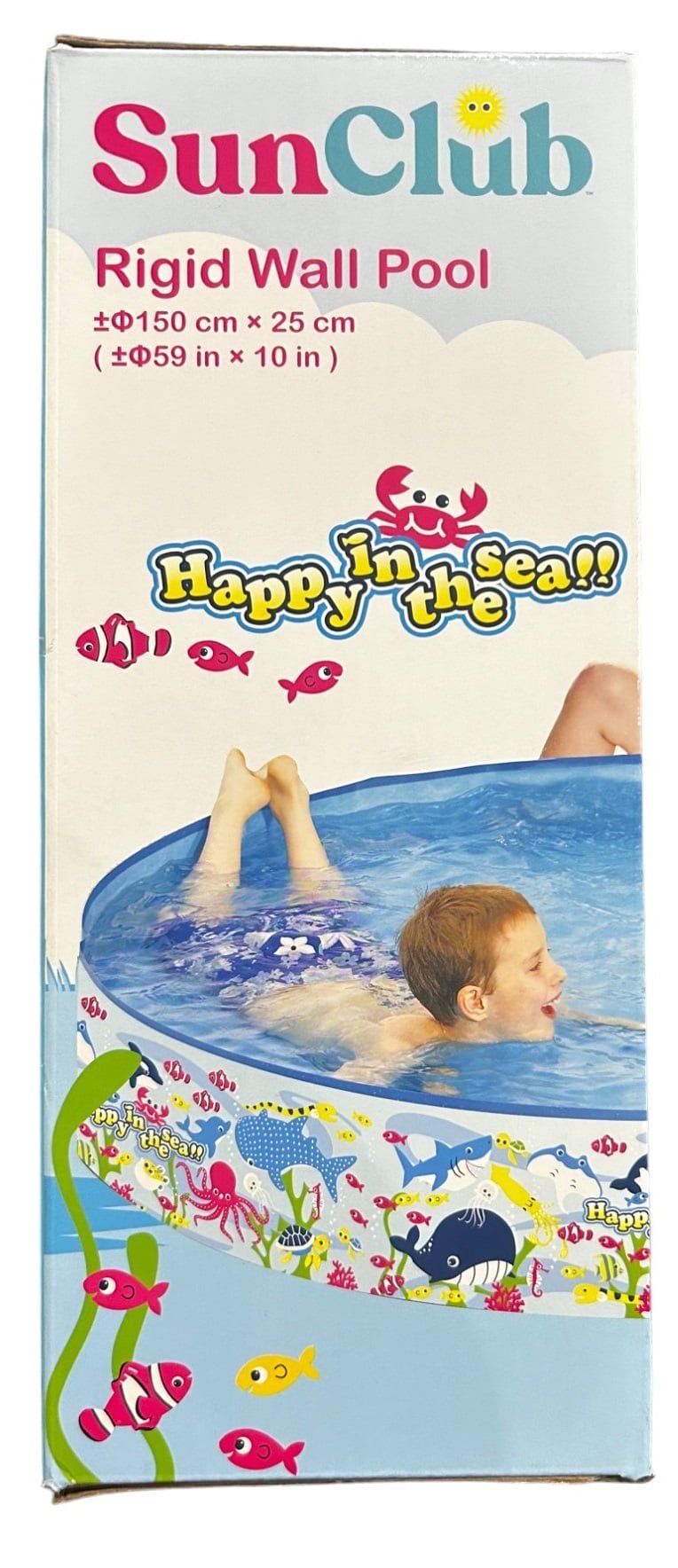 Sun Club Happy Sea Kids Above-Ground Pool, 150 x 25 cm