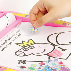 Peppa Pig Roll Desk Activity Set with Paper, Stickers & Crayons