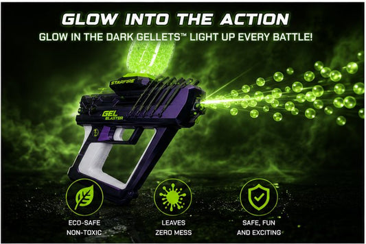 GEL BLASTER STARFIRE Purple Gel Blaster Toy Gun - Full Auto Electric AEG