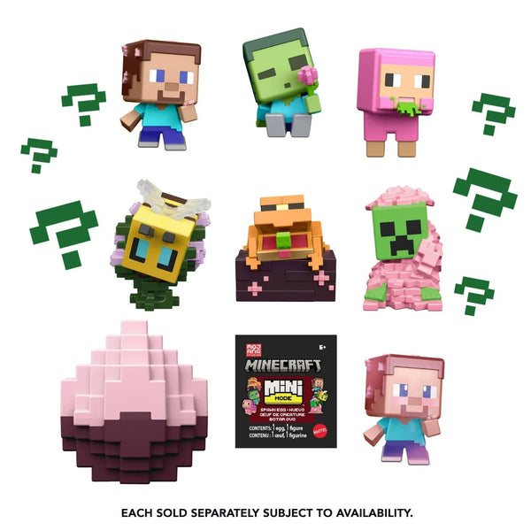 Minecraft Mini Mode Cherry Blossom Spawn Egg with Surprise Mini Figure