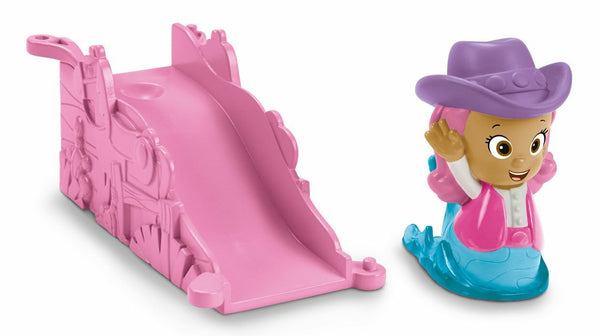Fisher-Price Bubble Guppies Cowgirl Molly Rolling Figure with Ramp
