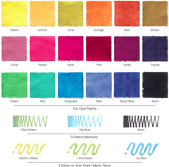 Arteza Tie Dye Kit – 177-Piece Complete Fabric Dye Set