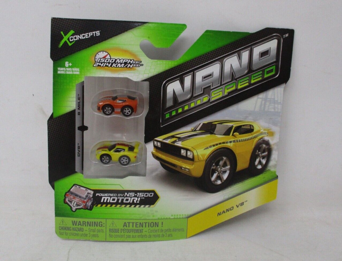 Nano Speed Nano V8 DV8 & 8 Mile Mini RC Cars 2-Pack