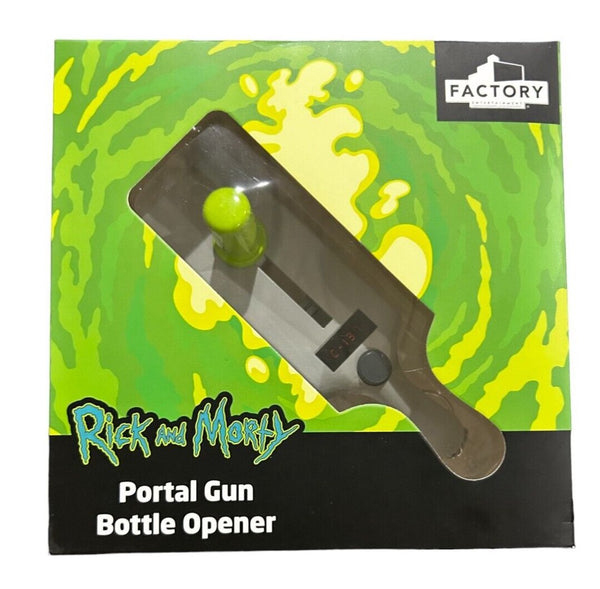 Factory Entertainment Rick & Morty Portal Gun Bottle Opener with Cap Launcher