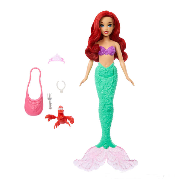 Mattel Disney Princess Ariel Doll with Accessories & Pets