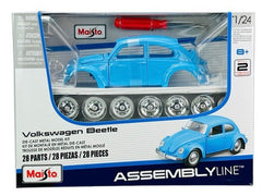 Maisto Assembly Line Volkswagen Beetle – Light Blue