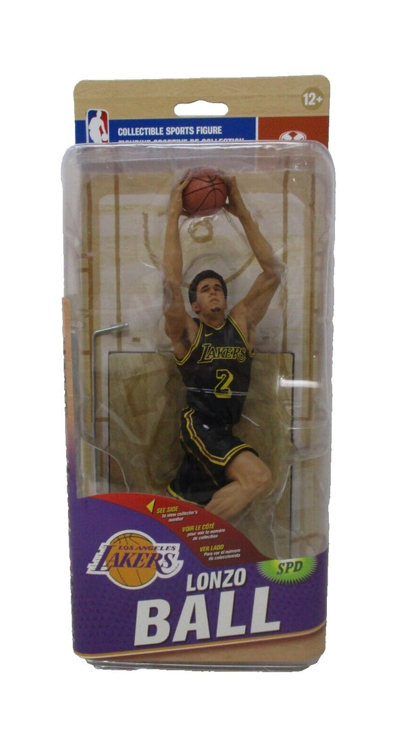McFarlane Toys NBA Lonzo Ball Lakers Figure – Black Uniform