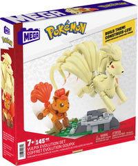 Mega Pokémon Vulpix Evolution Building Set | 145 Pieces, 2 Figures