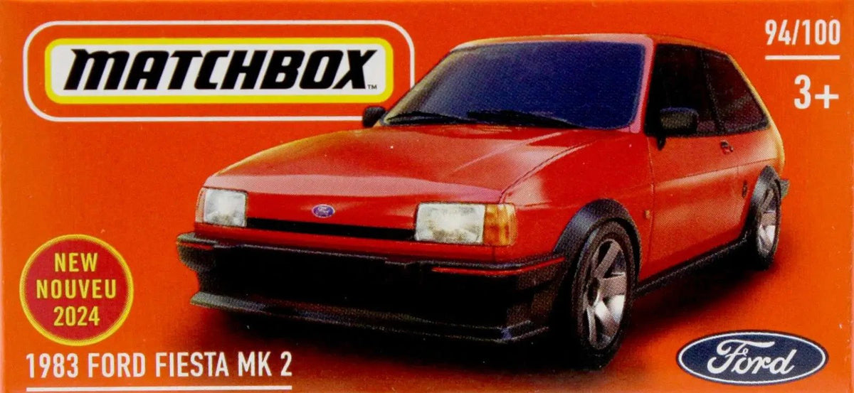 Matchbox 1983 Ford Fiesta Mk2 Die-Cast Car – Red