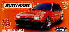 Matchbox 1983 Ford Fiesta Mk2 Die-Cast Car – Red