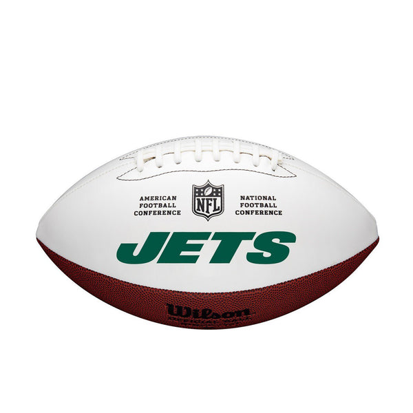 New York Jets Full Size Autographed Football – Official Team Logo