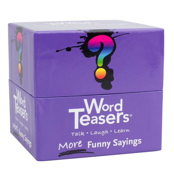 Word Teasers More Funny Sayings – 150 Idiom Flash Cards