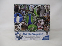KI Puzzles Cats Are Everywhere Peacock-Cat 100 Piece