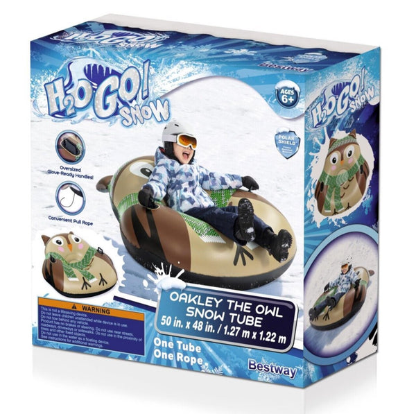 Bestway H2OGO! Oakley The Owl 50" Snow Tube for Kids