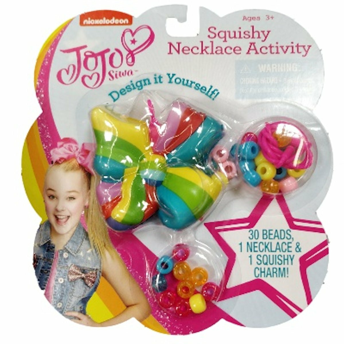JoJo Siwa Squishy Bow Necklace Activity Set by Tara Toys