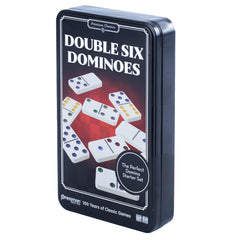 Goliath Pressman Double Six Dominoes Set | 10 Games, Tin Case