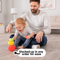 Lamaze Stack & Nest Fruit Pals – Sensory Stacking Toy for Babies