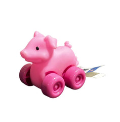 TOMY Collect N Play Cow & Pig on Wheels Pull-Along Farm Toy Set