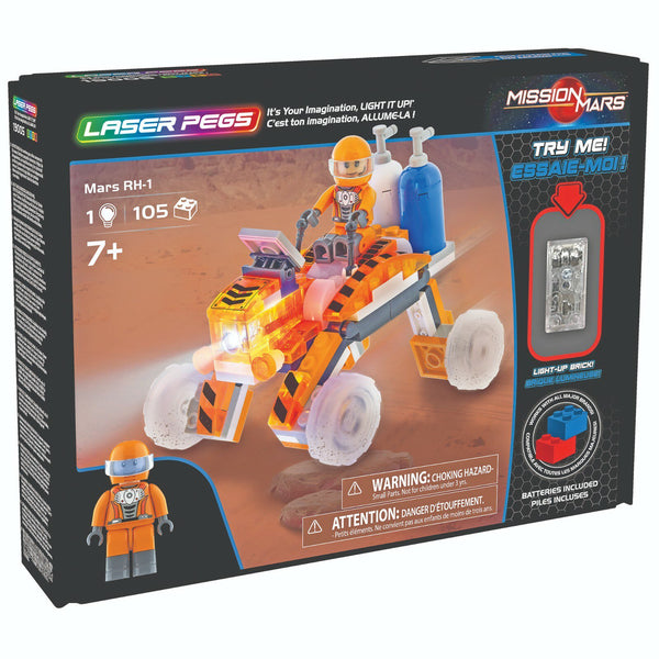 Laser Pegs Mars RH-1 Light-Up Building Set