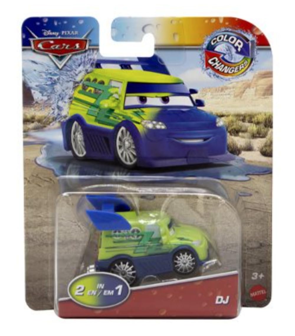 Mattel Disney Pixar Cars DJ Color Changing Die-Cast Vehicle