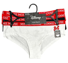 Minnie Mouse Hipster Underwear 3-Pack | Girls Size Small