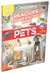 Discovery Real Life Pets Sticker & Activity Book for Kids