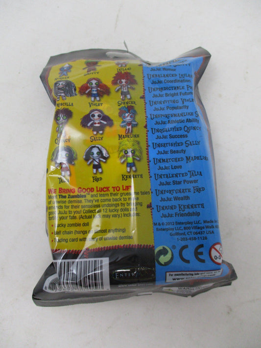 Zumbies Smitty Lucky Zombie Doll & Trading Card Keychain
