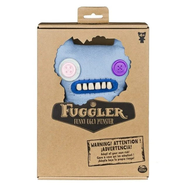 Spin Master Fuggler 9" Indecisive Monster Plush Toy – Blue